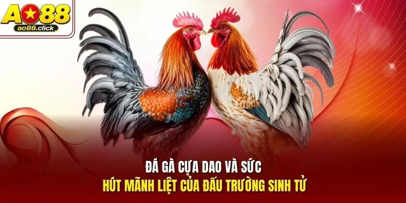 Đá gà cựa dao và sức hút mãnh liệt của đấu trường sinh tử