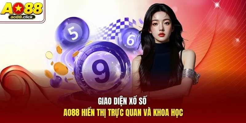 Giao diện xổ số AO88 hiển thị trực quan và khoa học