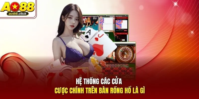 Hệ thống các cửa cược chính trên bàn Rồng Hổ là gì