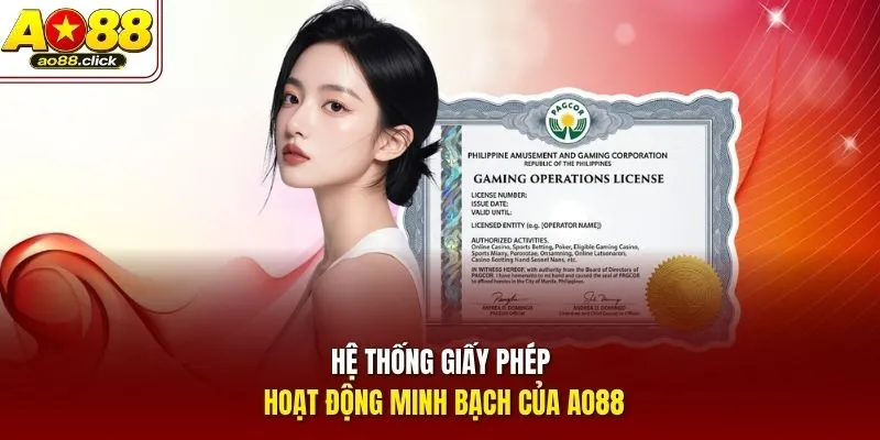 Hệ thống giấy phép hoạt động minh bạch của AO88